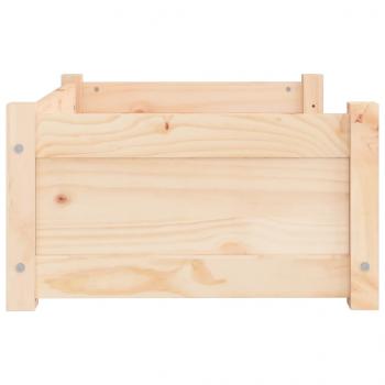 Hundebett 65,5x50,5x28 cm Massivholz Kiefer