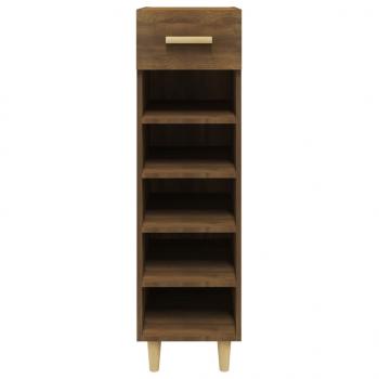 Schuhschrank Braun Eichen-Optik 30x35x105 cm Holzwerkstoff