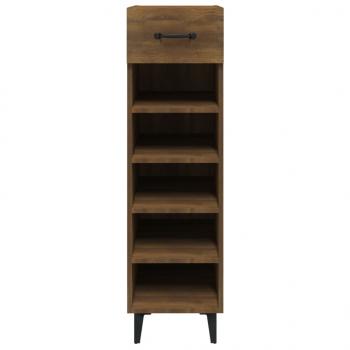 Schuhschrank Braun Eichen-Optik 30x35x105 cm Holzwerkstoff