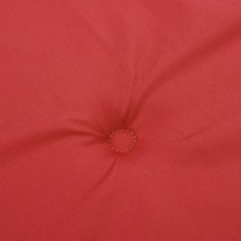 Hochlehner-Auflagen 6 Stk. Rot Oxford-Gewebe