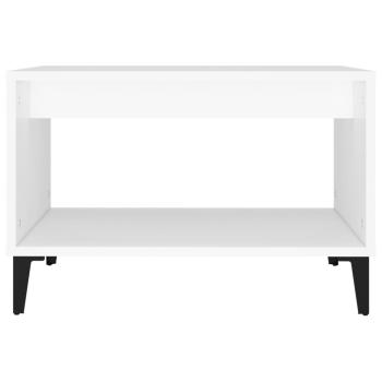 ARDEBO.de - Couchtisch Weiß 60x50x40 cm Holzwerkstoff