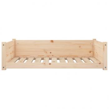 Hundebett 95,5x65,5x28 cm Massivholz Kiefer