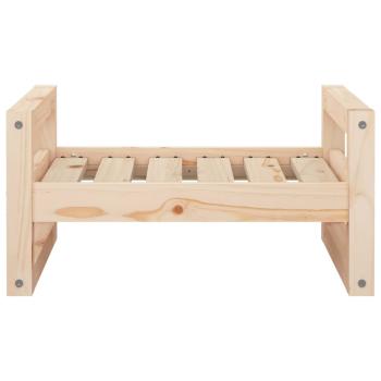 ARDEBO.de - Hundebett 55,5x45,5x28 cm Massivholz Kiefer