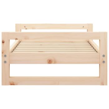 ARDEBO.de - Hundebett 75,5x55,5x28 cm Massivholz Kiefer