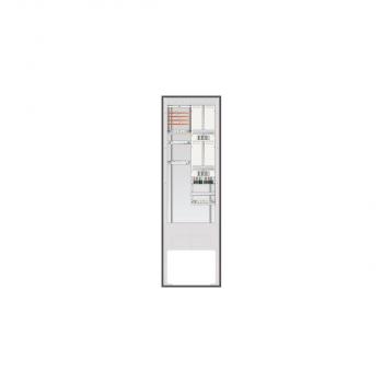 ARDEBO.de ABN SZ205ZZ2400 Zähleranschlusssäule 2 Zählerplatz 4polig
