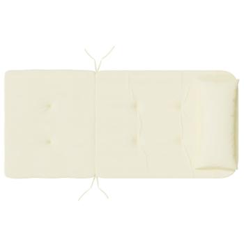 Adirondack-Auflagen 2 Stk. Creme Oxford-Gewebe