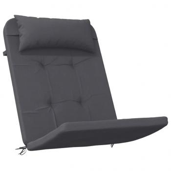 Adirondack-Auflagen 2 Stk. Anthrazit Oxford-Gewebe