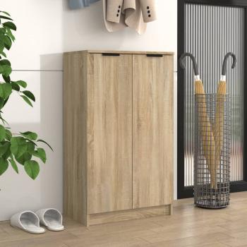 ARDEBO.de - Schuhschrank Sonoma-Eiche 59x35x100 cm Holzwerkstoff