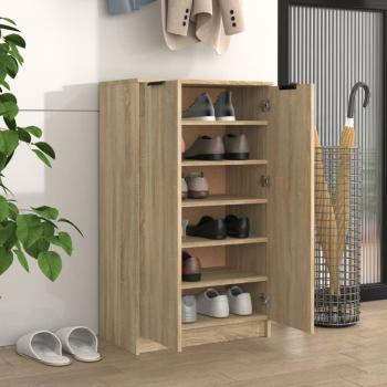 Schuhschrank Sonoma-Eiche 59x35x100 cm Holzwerkstoff