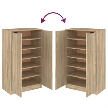 Schuhschrank Sonoma-Eiche 59x35x100 cm Holzwerkstoff
