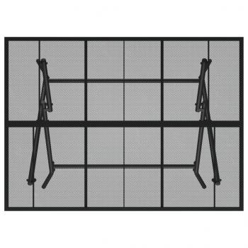 Gartentisch Klappbar Anthrazit 110x80x72 cm Stahlgitter