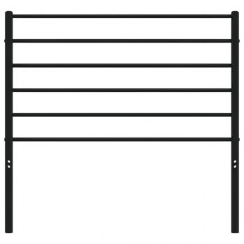 Kopfteil Metall Schwarz 100 cm