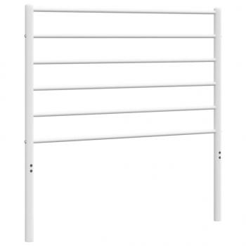 Kopfteil Metall Weiß 100 cm