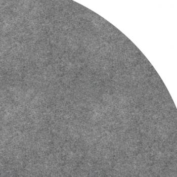 Pool-Bodentuch Hellgrau Ø500 cm Polyester Geotextil