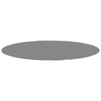 Pool-Bodentuch Hellgrau Ø244 cm Polyester Geotextil
