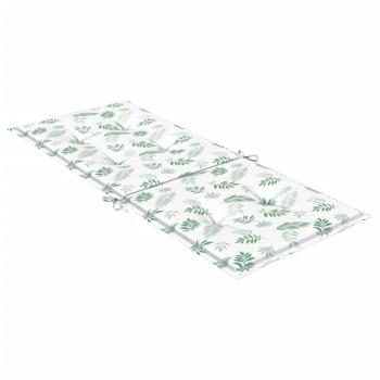 Hochlehner-Auflagen 2 Stk. Blattmuster Stoff