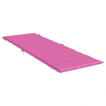 Sonnenliegen-Auflage Rosa Oxford-Gewebe