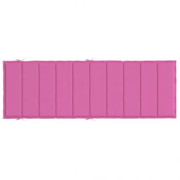 Sonnenliegen-Auflage Rosa Oxford-Gewebe