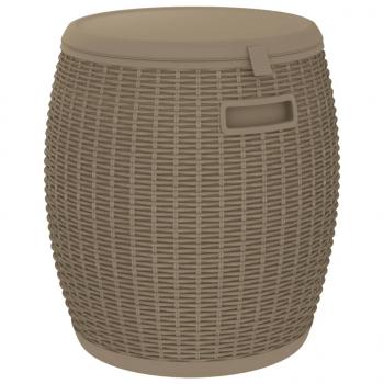 4-in-1 Gartenbox Hellbraun Polypropylen