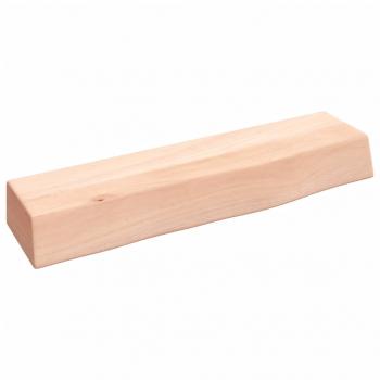 Wandregal 40x10x6 cm Massivholz Eiche Unbehandelt