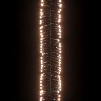 LED-Lichterkette mit 1000 LEDs Warmweiß 11 m PVC