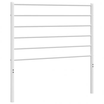 Kopfteil Metall Weiß 90 cm
