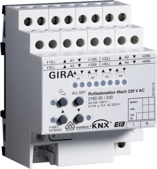 ARDEBO.de - 216000 Rollladenaktor 4f AC 230 V Hand KNX REG