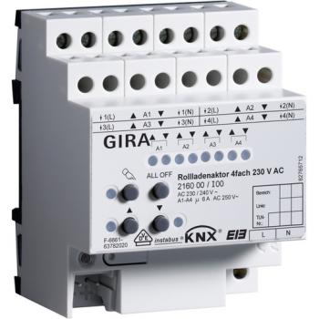 Gira 216000 Rollladenaktor 4f AC 230 V Hand KNX REG