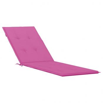 Liegestuhl-Auflage Rosa Oxford-Gewebe