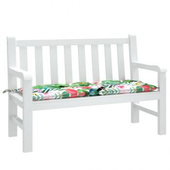 Gartenbank-Auflage Mehrfarbig 120x50x7 cm Stoff