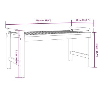 4-tlg. Garten-Lounge-Set mit Kissen Massivholz Akazie