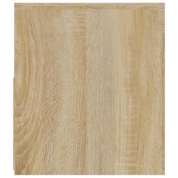Nachttische 2 Stk. mit LEDs Sonoma-Eiche 60x35x40 cm
