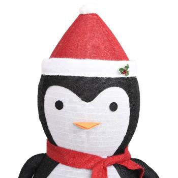 ARDEBO.de - Weihnachtsdekoration Pinguin-Figur LED Luxus-Gewebe 180 cm