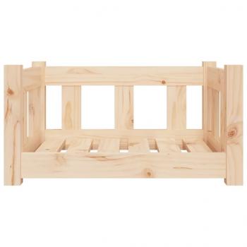 Hundebett 55,5x45,5x28 cm Massivholz Kiefer