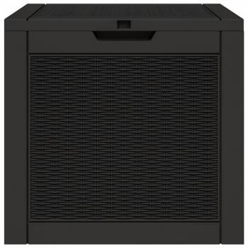 Gartenbox Schwarz 55,5x43x53 cm Polypropylen
