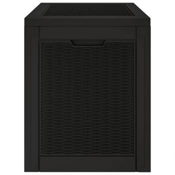 Gartenbox Schwarz 55,5x43x53 cm Polypropylen
