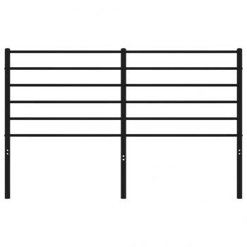 Kopfteil Metall Schwarz 120 cm