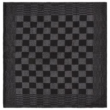 20-tlg. Handtuch-Set Schwarz und Grau Baumwolle