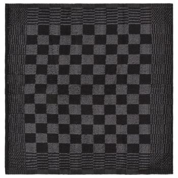20-tlg. Handtuch-Set Schwarz und Grau Baumwolle