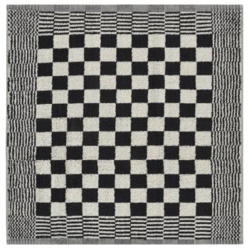 10-tlg. Handtuch-Set Schwarz und Weiß Baumwolle