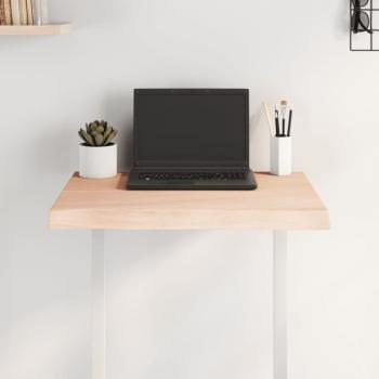 ARDEBO.de - Tischplatte 60x60x(2-4) cm Massivholz Unbehandelt Baumkante