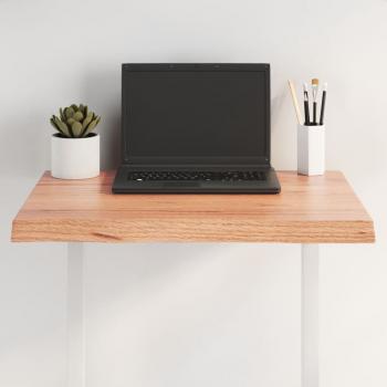 ARDEBO.de - Tischplatte 60x60x(2-4) cm Massivholz Behandelt Baumkante                                                                         