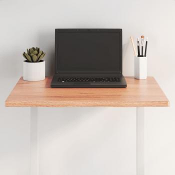 ARDEBO.de - Tischplatte 60x60x2 cm Massivholz Eiche Behandelt Baumkante