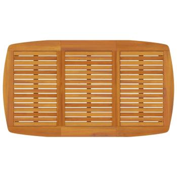 Gartentisch 160x90x75 cm Massivholz Akazie