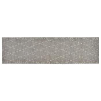 Küchenteppich Waschbar Raute 45x150 cm Samt