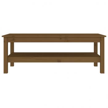 Couchtisch Honigbraun 110x50x40 cm Massivholz Kiefer