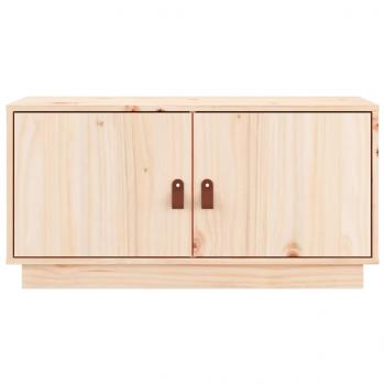 TV-Schrank 80x34x40 cm Massivholz Kiefer