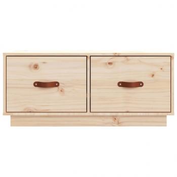 TV-Schrank 80x34x35 cm Massivholz Kiefer