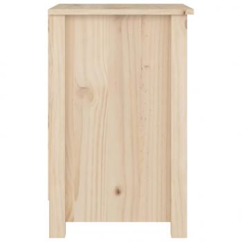 Nachttische 2 Stk. 40x35x55 cm Massivholz Kiefer