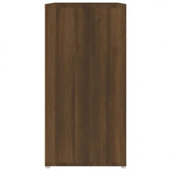 Schuhschrank Braun Eichen-Optik 60x35x70 cm Holzwerkstoff